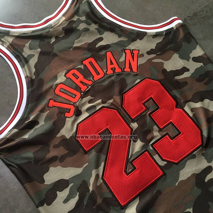 Camiseta Chicago Bulls Michael Jordan NO 23 Hardwood Verde